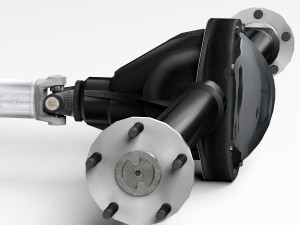 axle and driveshaft 3D Model