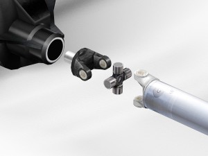 axle and driveshaft 3D Model