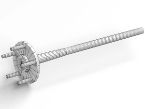 axle and driveshaft 3D Model