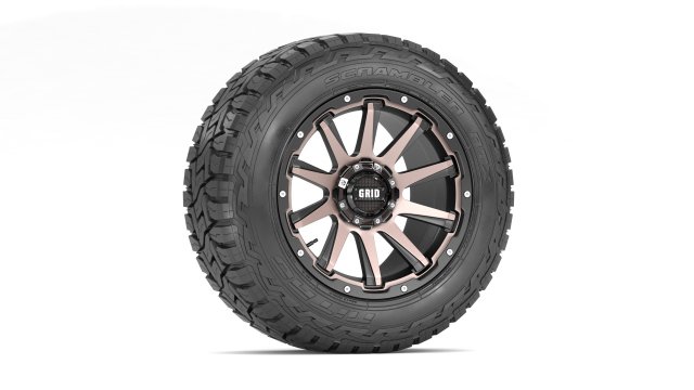 OFF ROAD WHEEL AND TIRE 4 3D-Modell .c4d .max .obj .3ds .fbx .stl .blend 