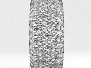 off road wheel and tire 5 3D Model