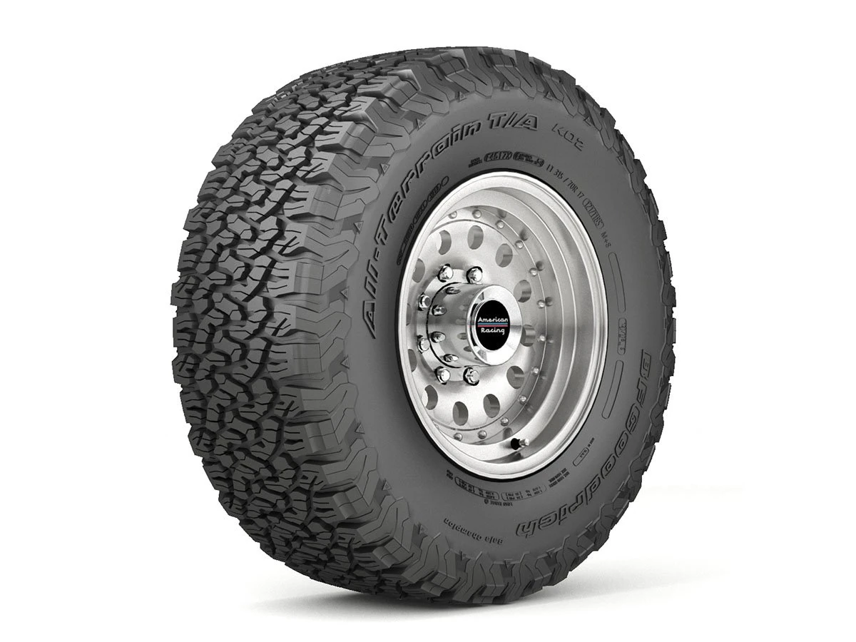 off road wheel and tire 5 3D Model .c4d .max .obj .3ds .fbx .stl .blend 