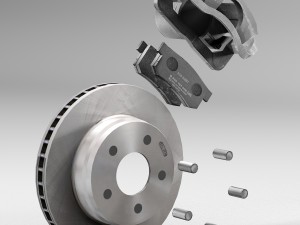 car disc brake 3D Модель
