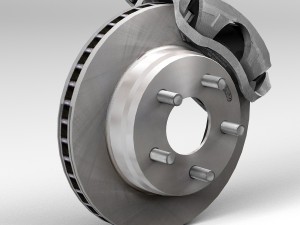 car disc brake 3D Модель