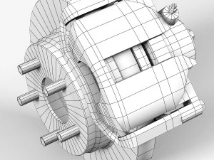 car disc brake 3D Model