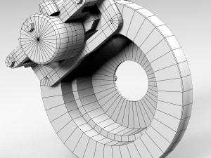 car disc brake 3D Модель