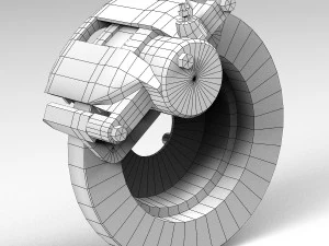car disc brake 3D Model