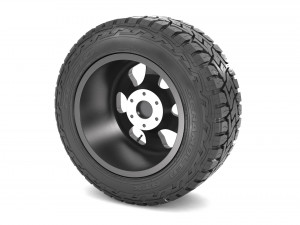 off road wheel and tire 2 3D Модель