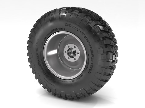 Off road wheel and tire 6 3D-Modell