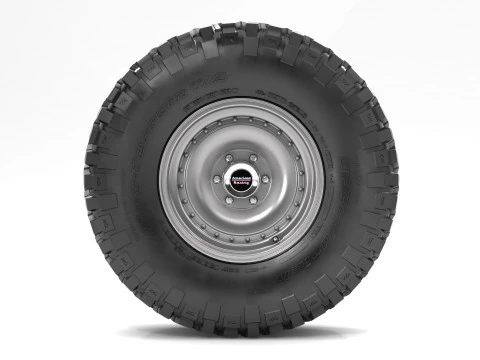 Off road wheel and tire 6 3D Model
