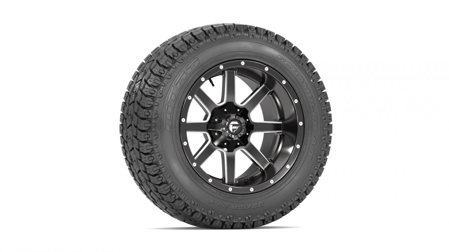 off road wheel and tire 7 3D Model .c4d .max .obj .3ds .fbx .stl .blend 