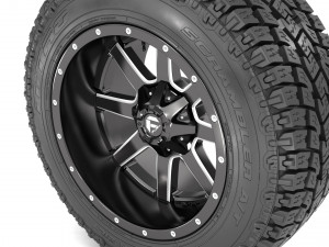off road wheel and tire 7 3D-Modell