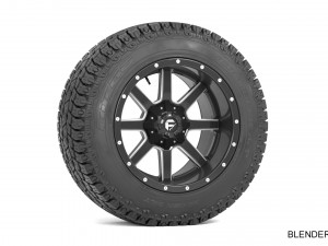 off road wheel and tire 7 3D-Modell