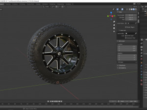 off road wheel and tire 7 3D-Modell