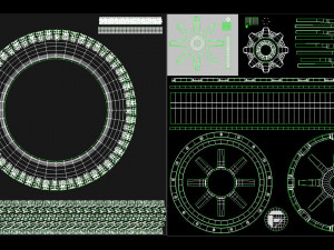 off road wheel and tire 7 3D-Modell