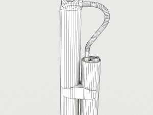 off road performance suspension shock 1 3D-Modell