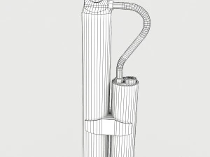 off road performance suspension shock 1 3D Model