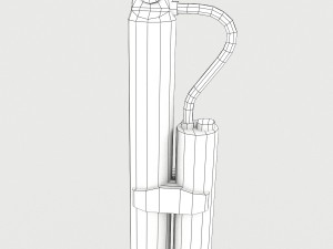 off road performance suspension shock 1 3D-Modell