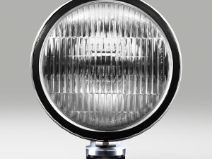 off road fog light 1 silver Modello 3D
