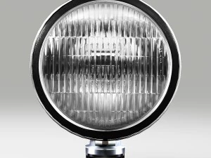 off road fog light 1 silver 3D Model