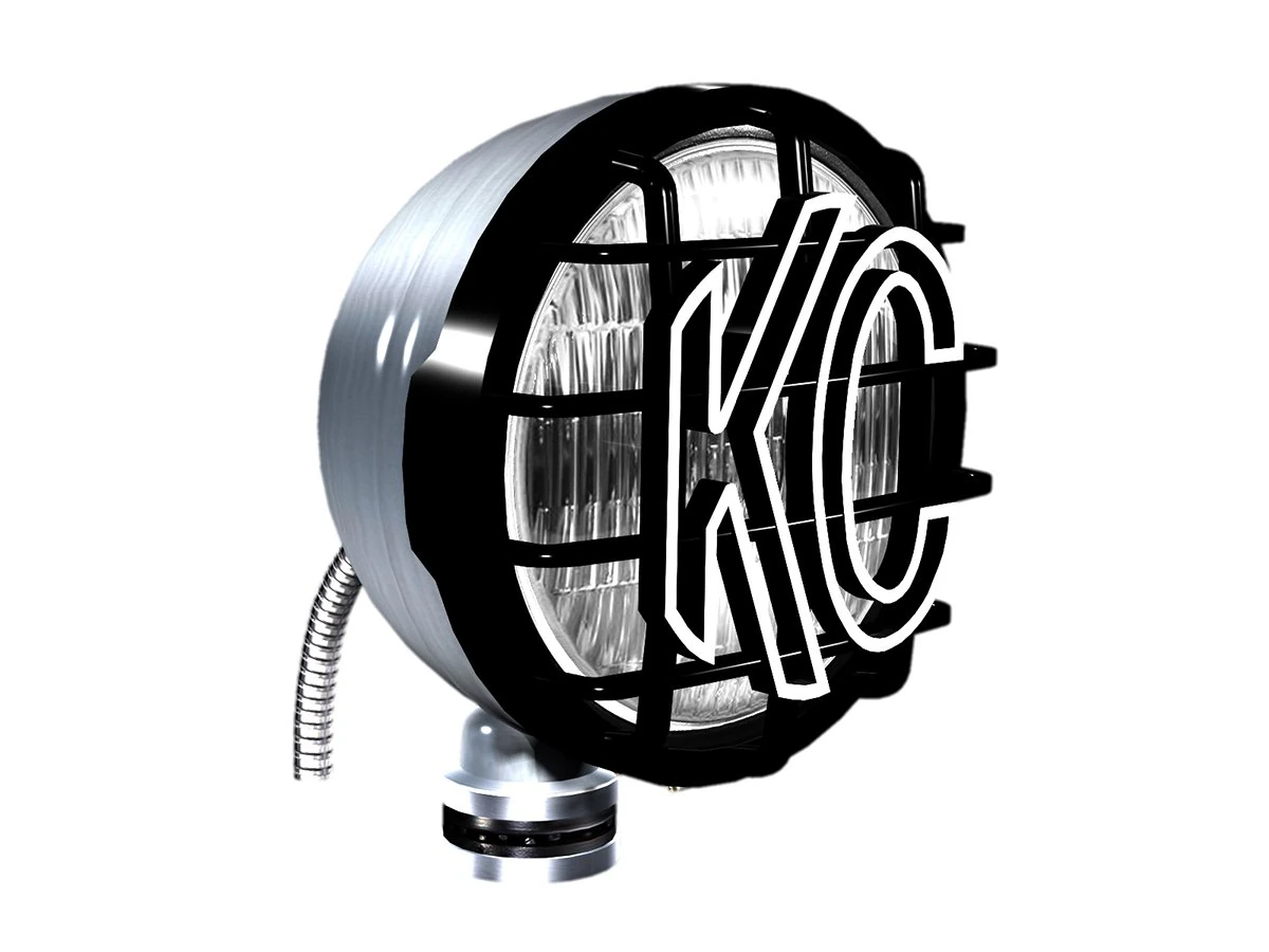 off road fog light 1 silver 3D Model .c4d .max .obj .3ds .fbx .stl .blend 