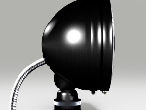off road fog light 1 black Modelo 3D