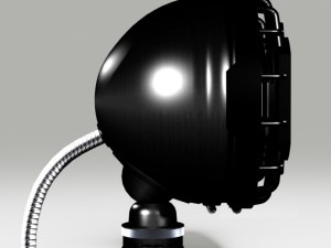 off road fog light 1 black Modelo 3D