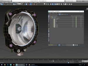 off road fog light 2 Model 3D