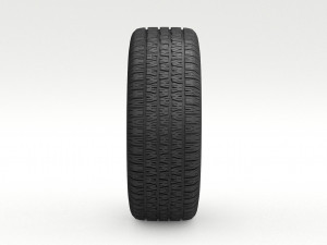 vintage wheel and tire 8 3D मॉडल