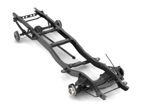 пікап шасі 2wd 3D Модель