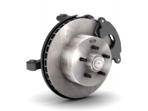 car-truck disc and drum brake Modello 3D