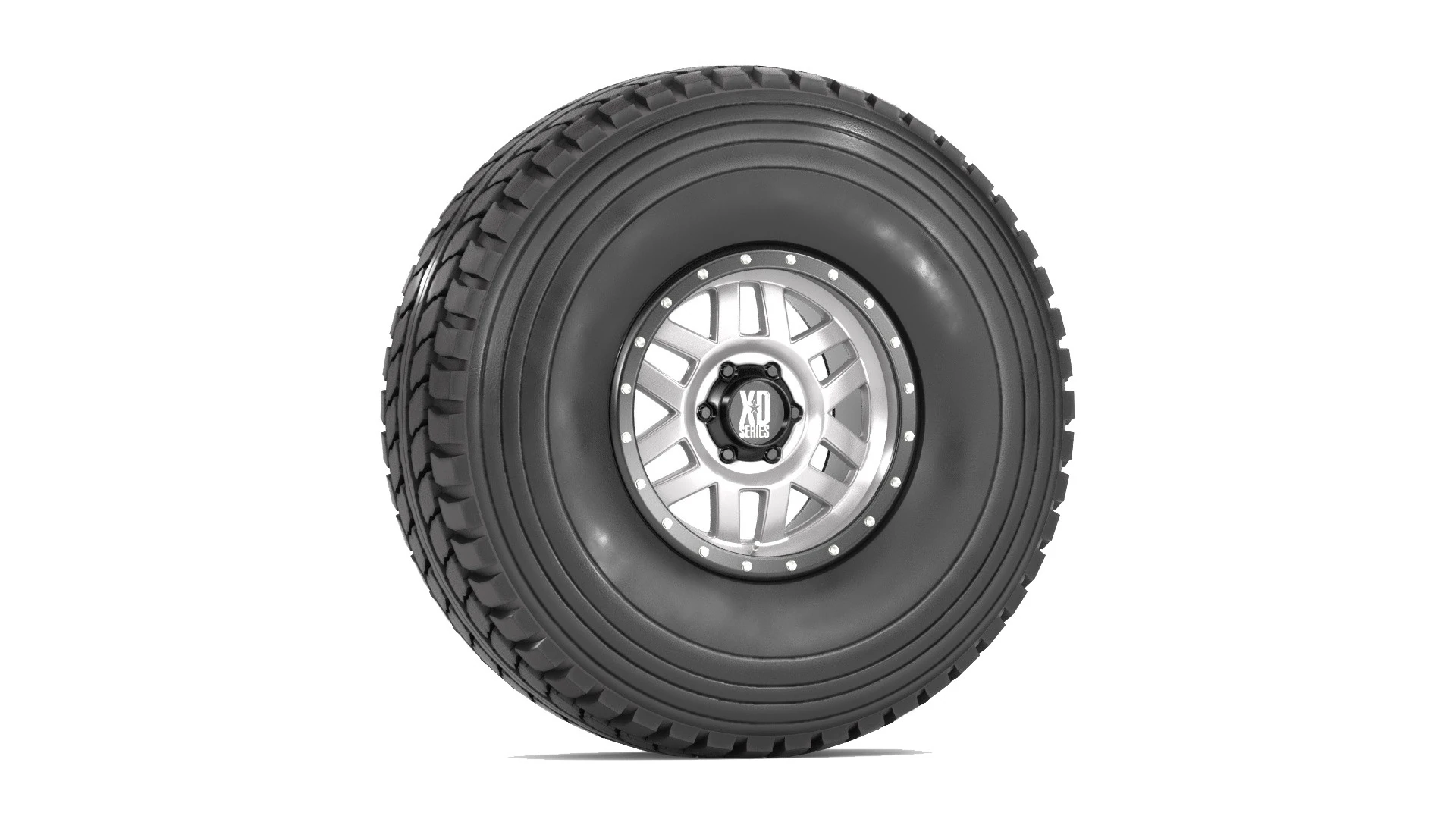 Off road wheel and tire 9 3D Model .c4d .max .obj .3ds .fbx .stl .blend 