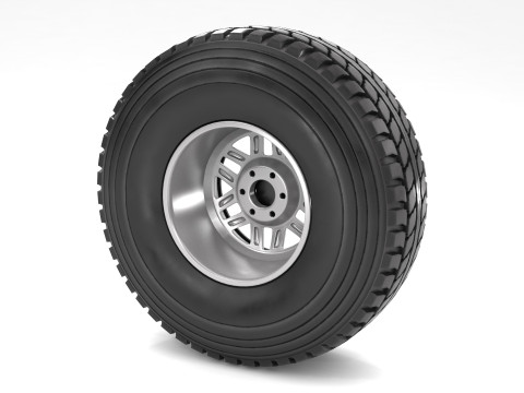 Off road wheel and tire 9 3D Модель