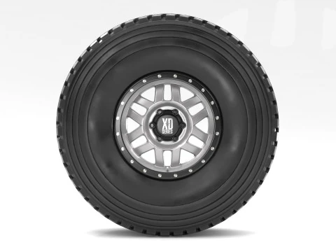 Off road wheel and tire 9 3D Model