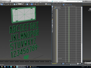 car license plate 3D-Modell