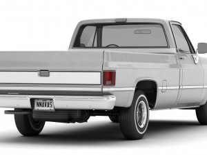 generic pickup truck 1 Modelo 3D