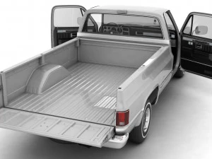 generic pickup truck 1 3D Model
