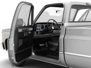 generic pickup truck 1 3D Model