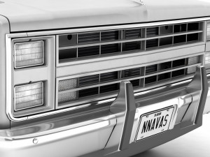 generic pickup truck 1 Modelo 3D