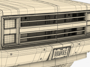 generic pickup truck 1 Modelo 3D