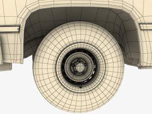 generic pickup truck 1 Modelo 3D
