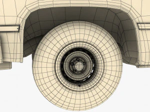 generic pickup truck 1 3D Model