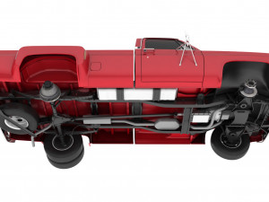 generic dually pickup truck 2 Modello 3D