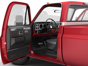 generic dually pickup truck 2 Modello 3D