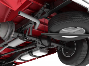 generic dually pickup truck 2 Modello 3D