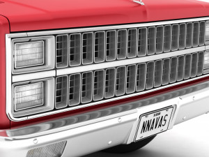 generic dually pickup truck 2 Modello 3D