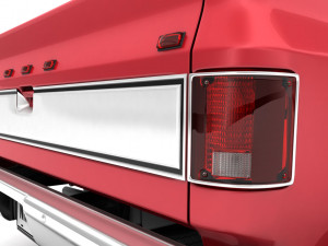 generic dually pickup truck 2 Modello 3D