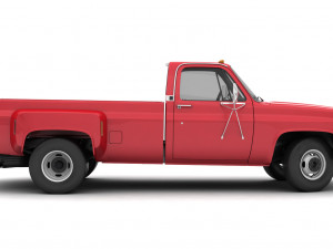 generic dually pickup truck 2 Modello 3D