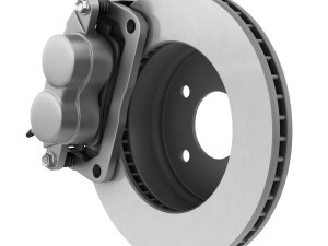 car disc brake dual piston Modelo 3D