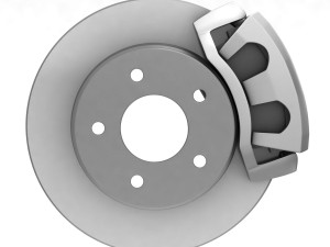 car disc brake dual piston Modelo 3D